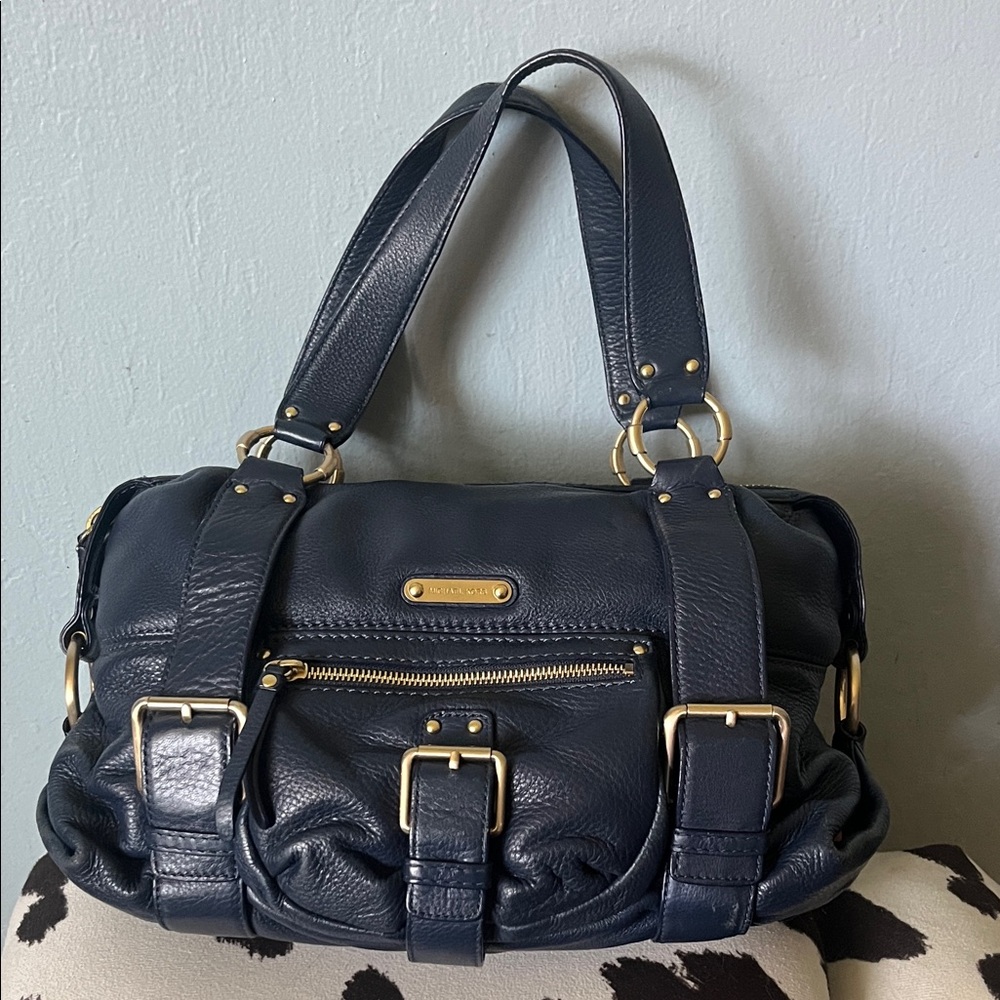Micheal Kors Navy Leather Women's Bag